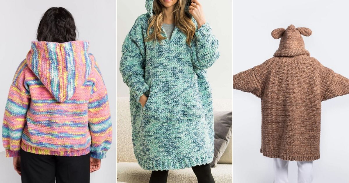 crochet hoodie