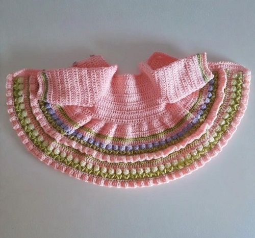 crochet the "Carnival" baby cardigan
