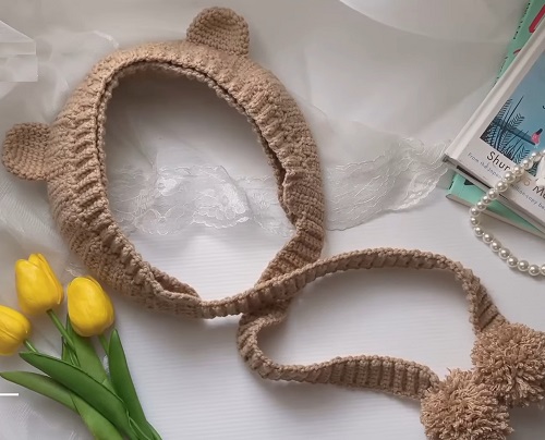 Crochet Bear Earmuffs