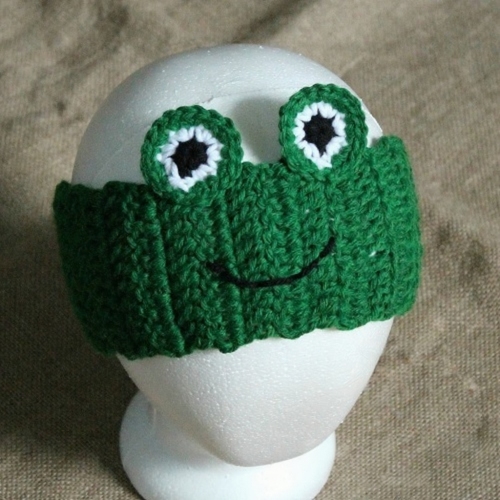 Frog Ear Warmers Crochet Pattern