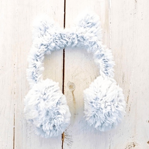 free fur earmuffs crochet pattern