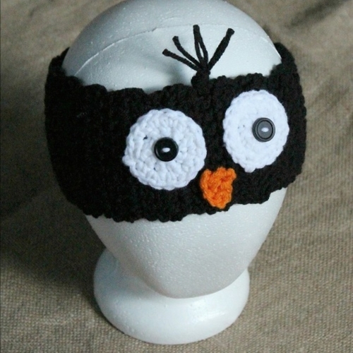 Penguin Ear Warmers Crochet Pattern