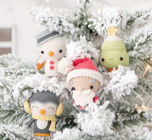 Christmas ornaments crochet pattern