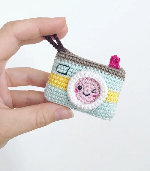 Kawaii Camera Keychain