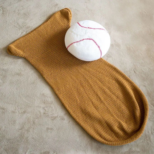 Baseball Blanket and Pillow Set Crochet Pattern