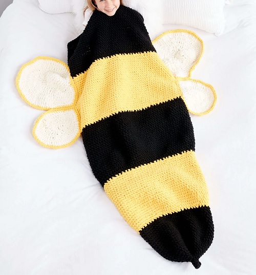 Crochet Kids Costume Blanket Free Patterns 8