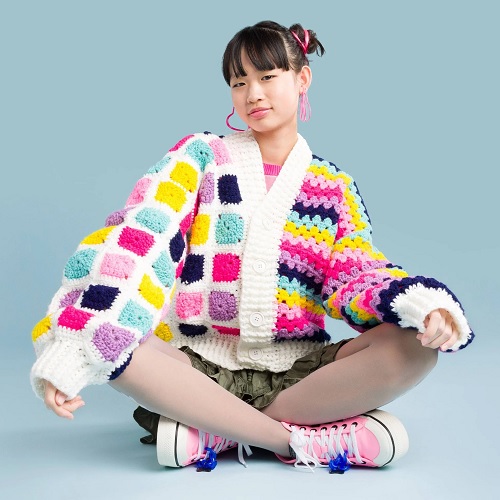 Bright Side Crochet Cardigan