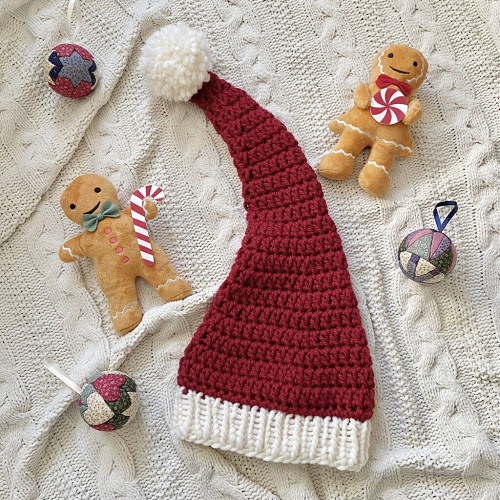 Quick & Easy Chunky Crochet Santa Hat