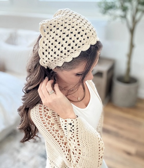 Bandana Free Crochet Patterns for Beginners 9