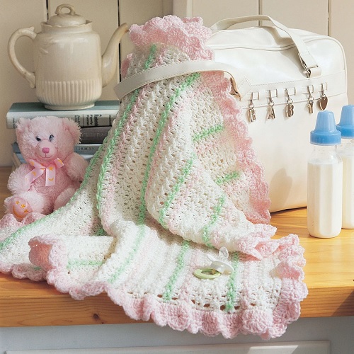 Crochet Baby Blanket Free Patterns for Beginners 1