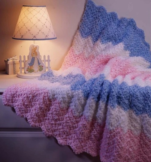 Crochet Baby Blanket Free Patterns for Beginners 2