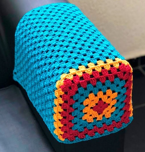 Crochet Sofa Couch Armrest Cover Free Patterns 1