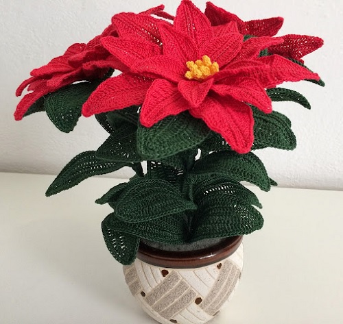 Crochet Winter Houseplants Free Patterns 4