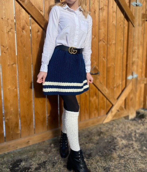 Crochet Winter Skirt Free Patterns for Beginners 1