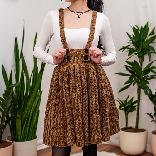 Crochet Winter Skirt Free Patterns for Beginners 14