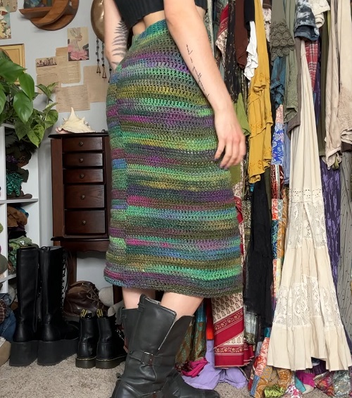 Crochet Winter Skirt Free Patterns for Beginners 9