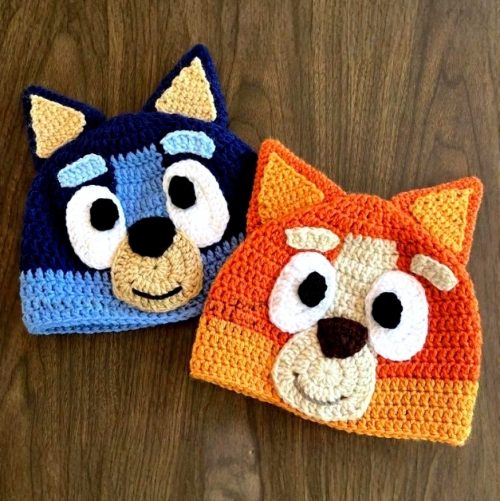 Cartoon Character bluey beanie 