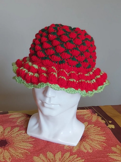 Strawberry Bucket Hat