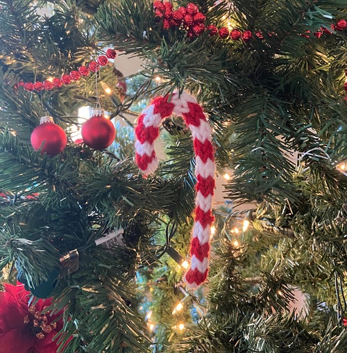 crochet candy cane