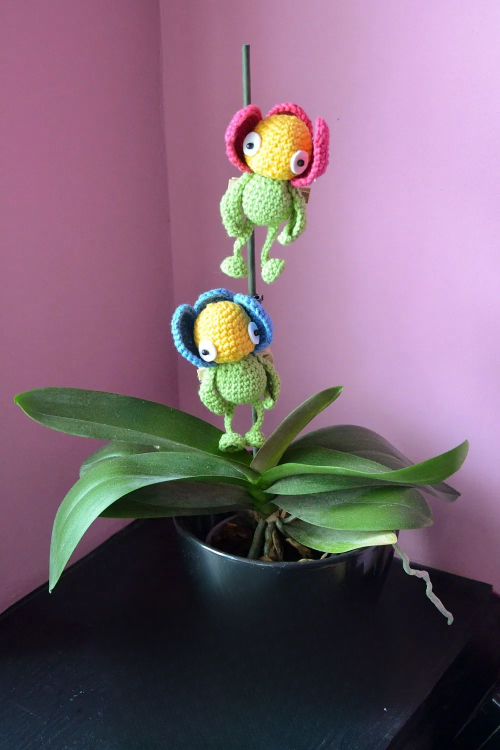 crochet potted plant decoration free patterns