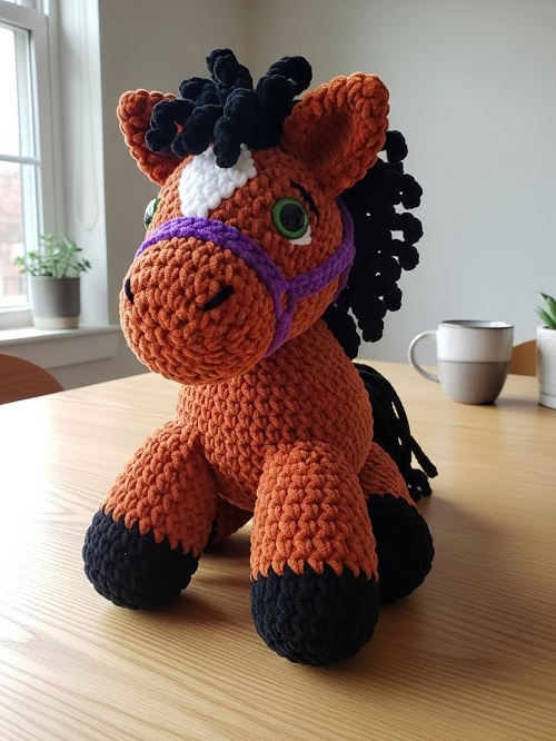 Crying Horse Toy Free Crochet Patterns 1