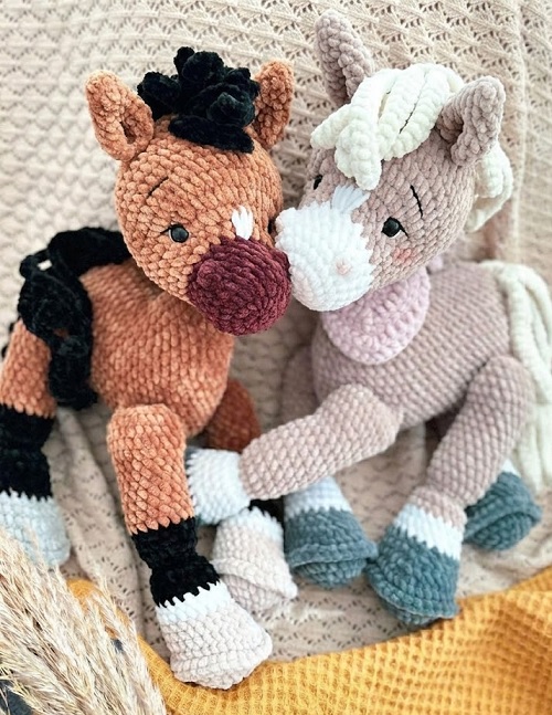 Crying Horse Toy Free Crochet Patterns 2