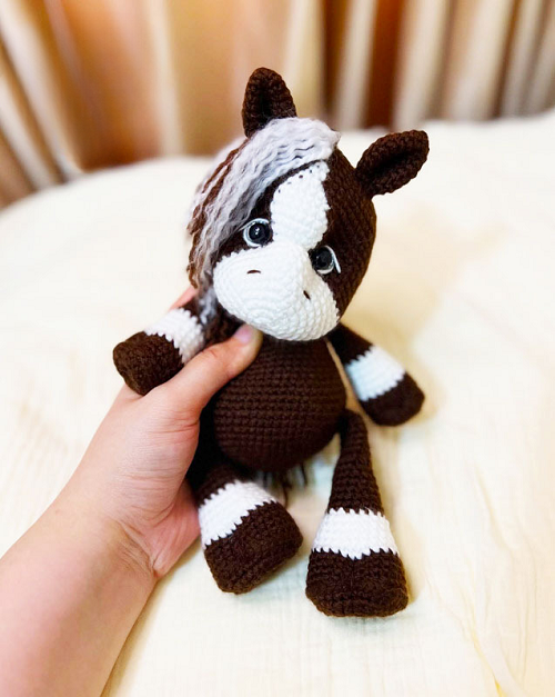 Crying Horse Toy Free Crochet Patterns 3