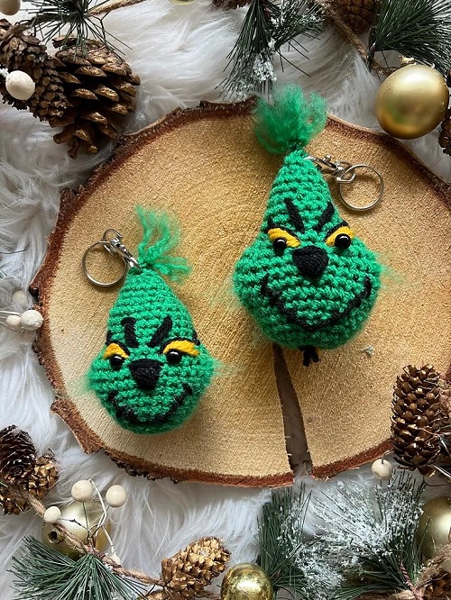 Crochet keychain