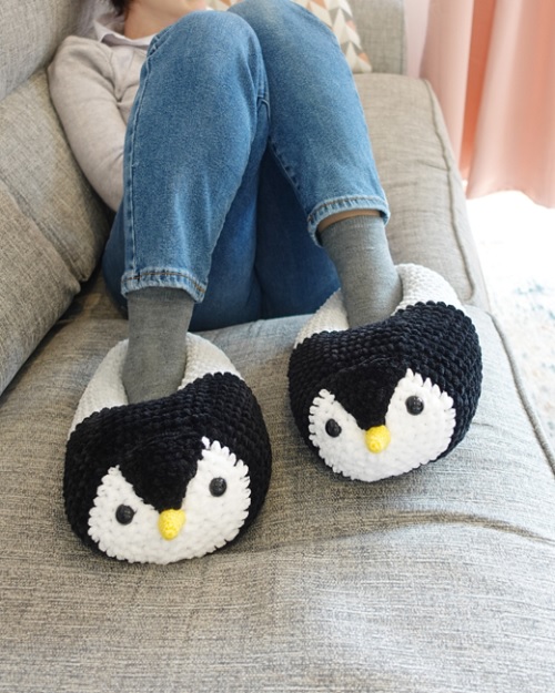 penguin slippers