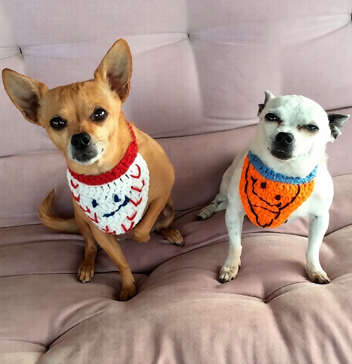 Baseball Dog Bandanna