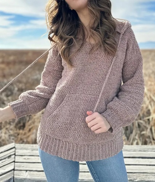 The Hawthorn Hoodie Crochet Pattern