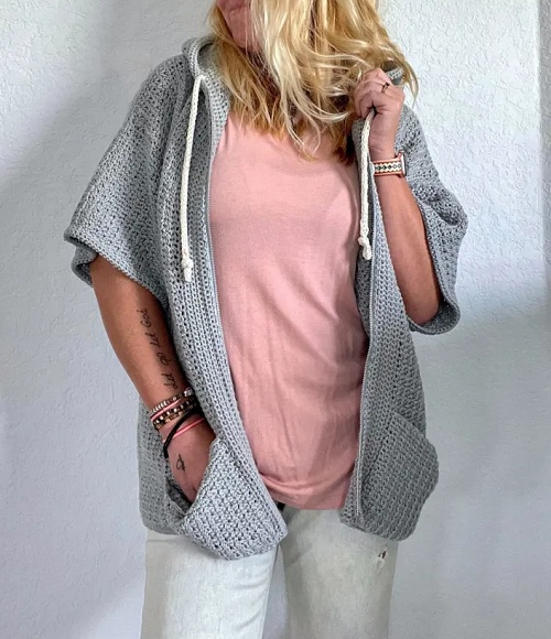 The Taylen Crochet Hoodie – Free Pattern