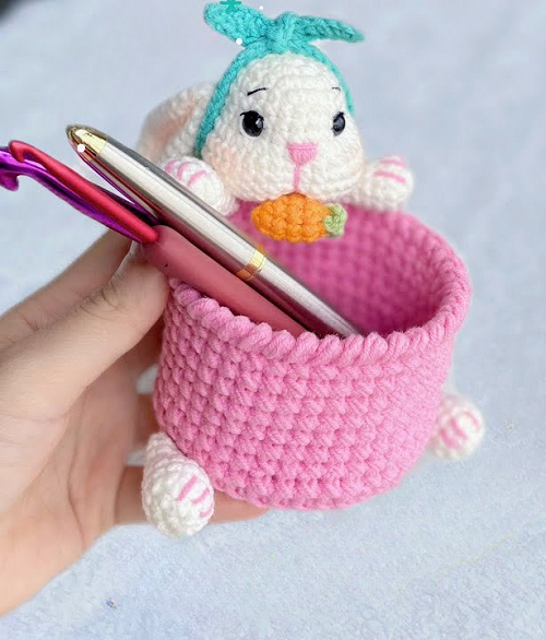 Crochet Crafted Tools Caddy Free Patterns 9