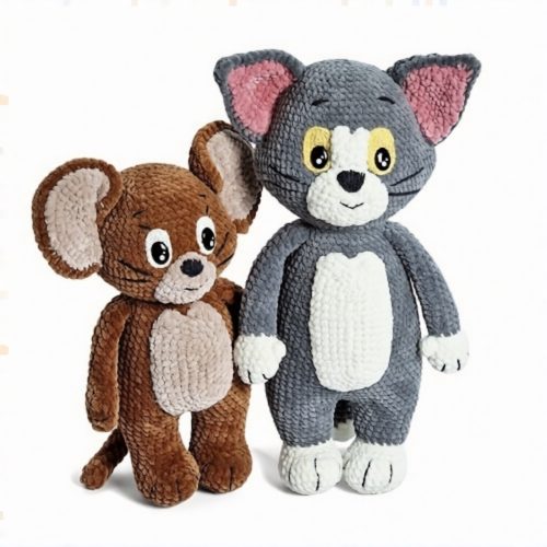 Crochet Tom and Jerry Free Patterns 1