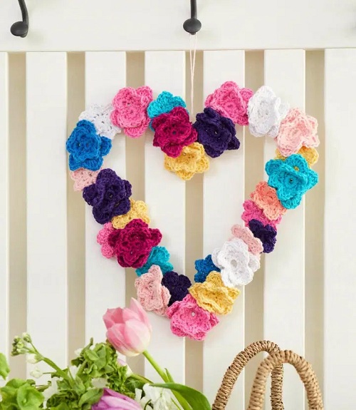 Heart Flower Wreath
