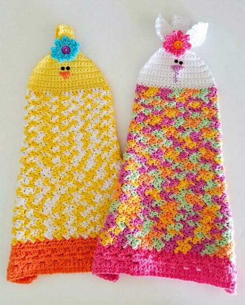 Free Pattern: Spring Hanging Towel