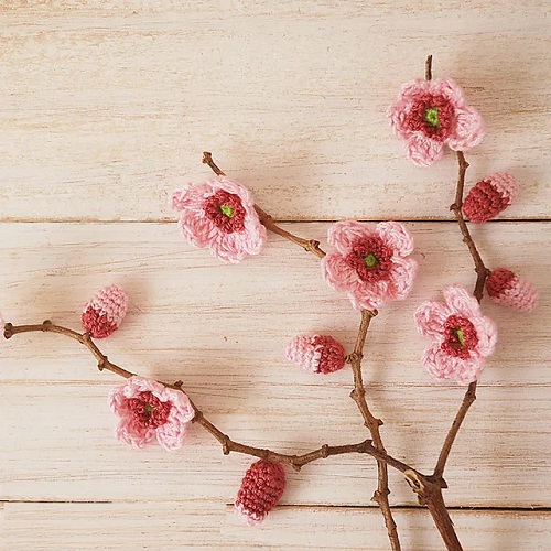 Crochet Cherry Blossom | Free Crochet Pattern