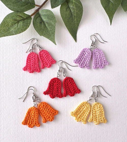 14 Crochet Summer Earrings Free Patterns