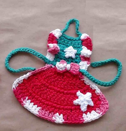 10 Dish Soap Apron Free Crochet Patterns 8 Dish Soap Bottle Christmas Apron