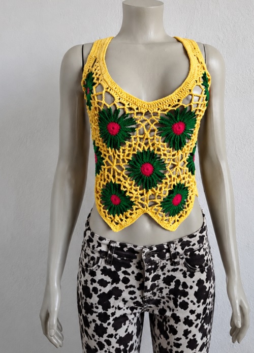 6 Crochet Floral Tank Top Free Patterns 6 6 Crochet Floral Tank Top Free Patterns