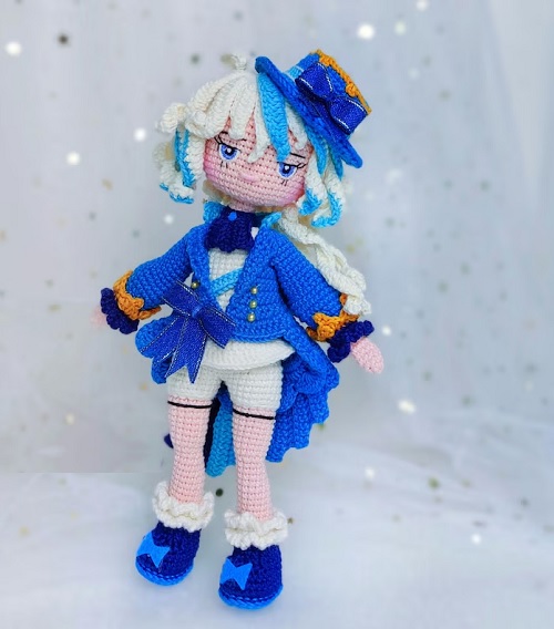 11 Crochet Genshin Impact Free Patterns 13 #43 Amigurumi Furina Genshin Impact Tutorial | DIY Crochet Doll | crochet Furina PART 1