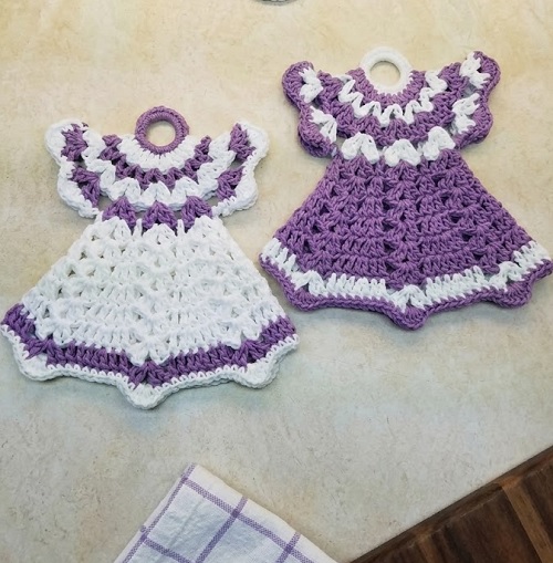 10 Dish Soap Apron Free Crochet Patterns 11 Dish Soap Dress Free Crochet Patterns