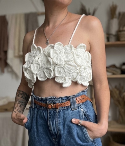7 Crochet Floral Zara Top Free Patterns 7 Crochet floral zara top