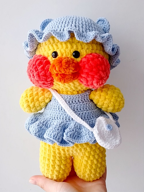 7 Lala Fanfan Duck Free Crochet Patterns 4 Lala Fanfan Duck Crochet
