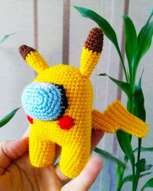 16 Among Us Free Crochet Patterns 16 Crochet Pikachu Among Us