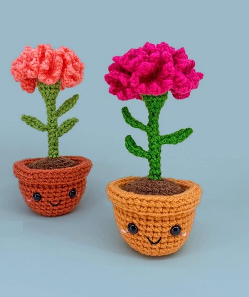 10 Carnation Free Crochet Patterns 12 Crochet Carnation