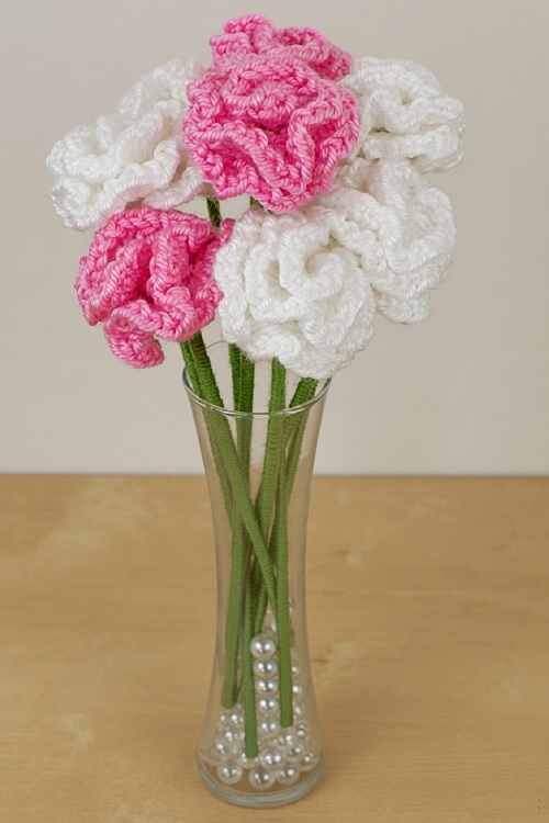 10 Carnation Free Crochet Patterns 10 Carnations flower crochet pattern