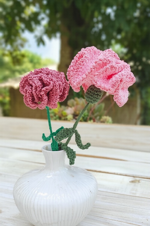 10 Carnation Free Crochet Patterns 5 Crochet Carnation Flower