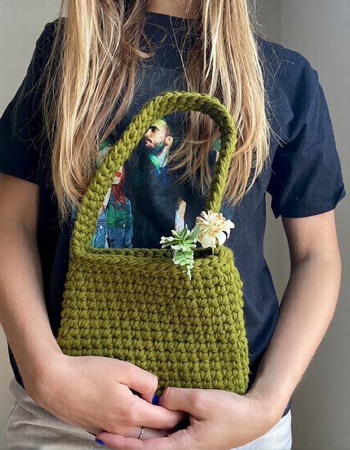 10 One Hour Crochet Bag Free Patterns 6 crochet mini purse || one hour