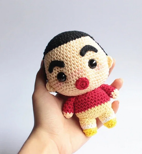 9 Shin Chan Free Crochet Patterns 6 Shin Chan Amigurumi